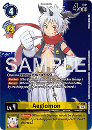 Aegiomon (P-194) (V.2) - Promos (Alternative Art) [P-194]