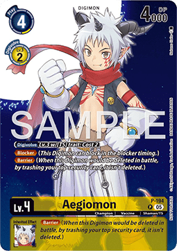 Aegiomon (P-194) (V.2) - Promos (Alternative Art) [P-194]