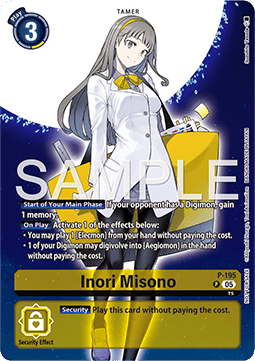 Inori Misono (P-195) (V.2) - Promos (Alternative Art) [P-195]