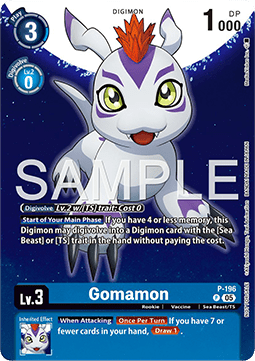 Gomamon (P-196) - Promos (Promo) [P-196]