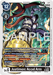 Justimon: Accel Arm (P-203) - Promos (Promo) [P-203]