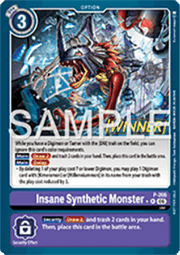 Insane Synthetic Monster (P-205) - Official Tournament Pack Events (Alternative Art) [OTPE-P-205]