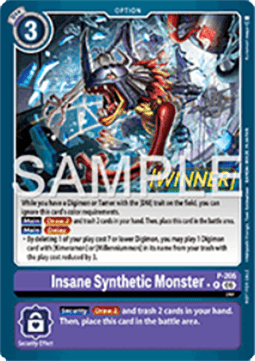 Insane Synthetic Monster (P-205) - Official Tournament Pack Events (Alternative Art) [OTPE-P-205]