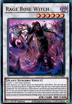 Rage Rose Witch (V.1 - Ultra Rare) - Doom of Dimensions (Ultra Rare) [DOOD-040]