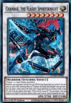 Chanbar, the Flashy Sportsknight - Doom of Dimensions (Super Rare) [DOOD-083]