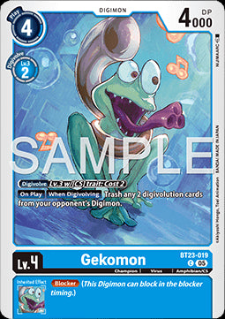 Gekomon (BT23-019) - Hackers' Slumber (Common) [BT-23-019]