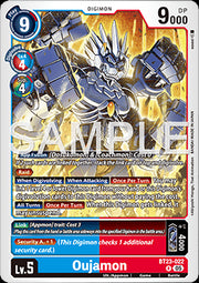 Oujamon (BT23-022) - Hackers' Slumber (Rare) [BT-23-022]