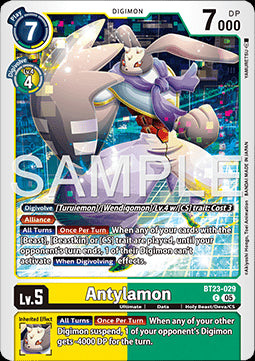 Antylamon (BT23-029) - Hackers' Slumber (Common) [BT-23-029]