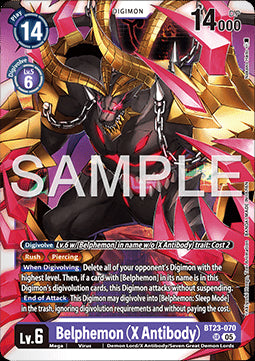 Belphemon (X Antibody) (BT23-070) (V.1) - Hackers' Slumber (Super Rare) [BT-23-070]