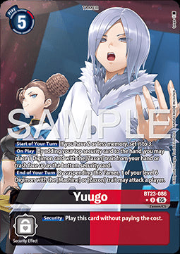 Yuugo (BT23-086) (V.2) - Hackers' Slumber (Alternative Art) [BT-23-086]
