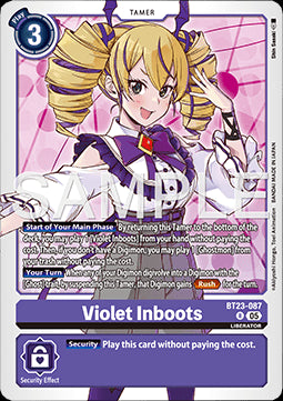 Violet Inboots (BT23-087) - Hackers' Slumber (Rare) [BT-23-087]