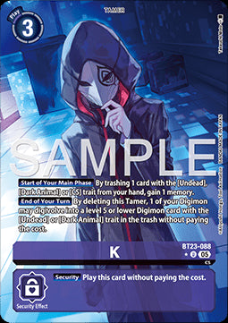 K (BT23-088) (V.2) - Hackers' Slumber (Alternative Art) [BT-23-088]