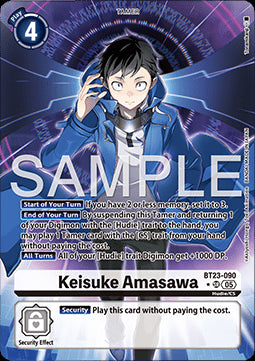 Keisuke Amasawa (BT23-090) (V.2) - Hackers' Slumber (Alternative Art) [BT-23-090]