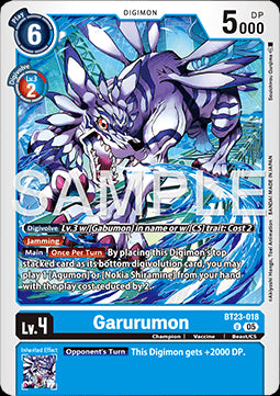 Garurumon (BT23-018) - Hackers' Slumber (Uncommon) [BT-23-018]