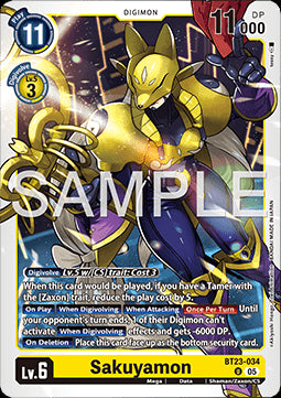 Sakuyamon (BT23-034) - Hackers' Slumber (Uncommon) [BT-23-034]