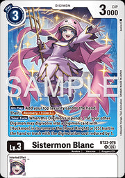 Sistermon Blanc (BT23-076) - Hackers' Slumber (Rare) [BT-23-076]