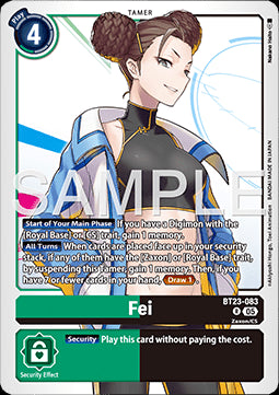 Fei (BT23-083) (V.1) - Hackers' Slumber (Rare) [BT-23-083]