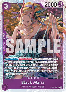 Black Maria (OP08-074)