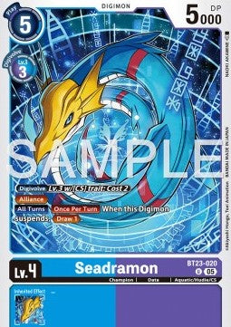 Seadramon (BT23-020) - Hackers' Slumber (Uncommon) [BT-23-020]
