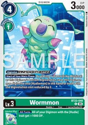 Wormmon (BT23-040) - Hackers' Slumber (Common) [BT-23-040]