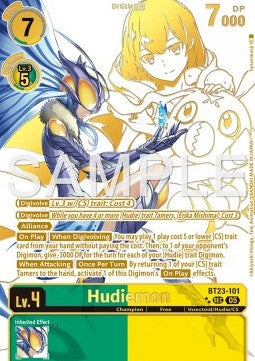 Hudiemon (BT23-101) (V.3) - Hackers' Slumber (Alternative Art) [BT-23-101]