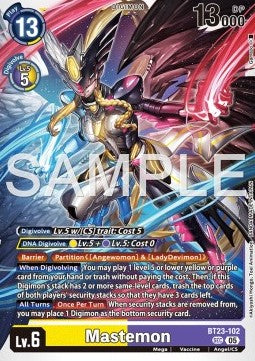 Mastemon (BT23-102) (V.1) - Hackers' Slumber (Secret Rare) [BT-23-102]