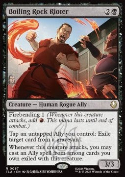 Boiling Rock Rioter - Magic: The Gathering | Avatar: The Last Airbender (Rare) [TLA-87]