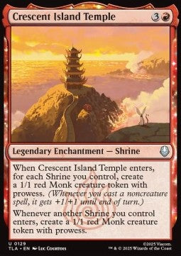 Crescent Island Temple - Magic: The Gathering | Avatar: The Last Airbender (Uncommon) [TLA-129]
