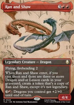 Ran and Shaw - Magic: The Gathering | Avatar: The Last Airbender: Extras (Rare) [XTLA-325]
