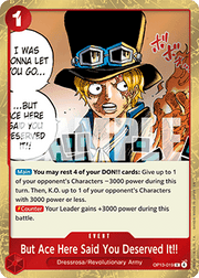 But Ace Here Said You Deserved It!! (OP13-019) - Carrying on his Will (Rare) [OP13-019]