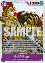 Gol.D.Roger (OP13-064) (V.1) - Carrying on his Will (Super Rare) [OP13-064]