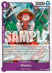 Shanks (OP13-065) (V.1) - Carrying on his Will (Rare) [OP13-065]