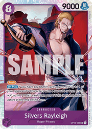 Silvers Rayleigh (OP13-066) (V.1) - Carrying on his Will (Super Rare) [OP13-066]