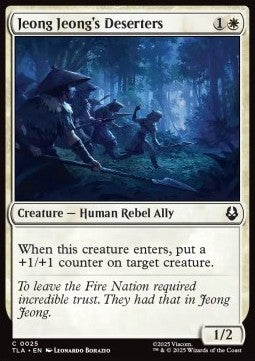 Jeong Jeong's Deserters - Magic: The Gathering | Avatar: The Last Airbender (Common) [TLA-25]