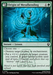 Origin of Metalbending - Magic: The Gathering | Avatar: The Last Airbender (Common) [TLA-187]