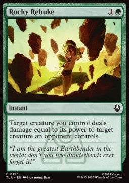 Rocky Rebuke - Magic: The Gathering | Avatar: The Last Airbender (Common) [TLA-193]