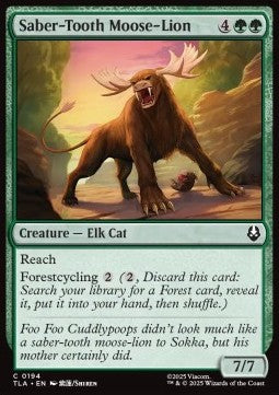 Saber-Tooth Moose-Lion - Magic: The Gathering | Avatar: The Last Airbender (Common) [TLA-194]