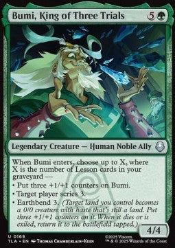 Bumi, King of Three Trials - Magic: The Gathering | Avatar: The Last Airbender (Uncommon) [TLA-169]