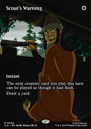 Scout's Warning - Magic: The Gathering | Avatar: The Last Airbender: Eternal (Mythic) [TLE-6]