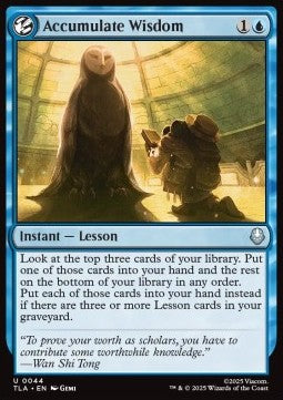 Accumulate Wisdom - Magic: The Gathering | Avatar: The Last Airbender (Uncommon) [TLA-44]