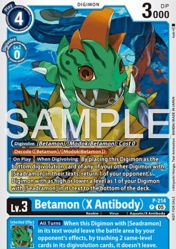 Betamon (X Antibody) (P-214) - Promos (Promo) [P-214]