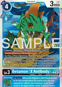 Betamon (X Antibody) (P-214) - Official Tournament Pack Events (Alternative Art) [OTPE-P-214]