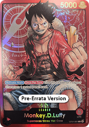 Monkey.D.Luffy (ST01-001) (V.3) - Starter Deck: Straw Hat Crew (Leader) [ST01-001]