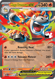 Mega Camerupt ex - Play! Pokémon Prize Pack Series Eight (Prize Pack Series) [PPS8-MEG 022]