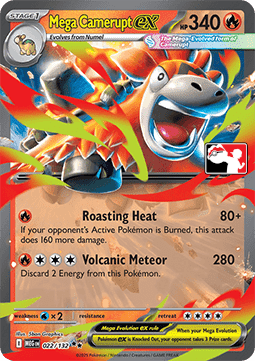 Mega Camerupt ex - Play! Pokémon Prize Pack Series Eight (Prize Pack Series) [PPS8-MEG 022]