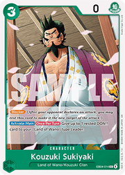 Kozuki Sukiyaki (EB04-014) - The Azure Sea's Seven (Common) [OP14-EB04-014]