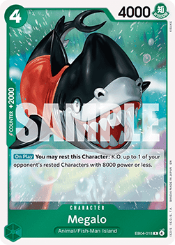 Megalo (EB04-018) (V.1) - The Azure Sea's Seven (Rare) [OP14-EB04-018]