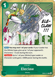 Eleclaw (EB04-019) - The Azure Sea's Seven (Rare) [OP14-EB04-019]
