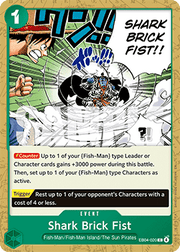 Shark Brick Fist (EB04-020) - The Azure Sea's Seven (Common) [OP14-EB04-020]