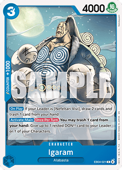 Igaram (EB04-021) - The Azure Sea's Seven (Common) [OP14-EB04-021]